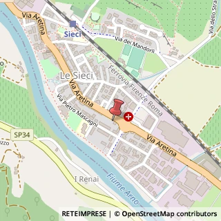 Mappa Via Aretina, 35, 50065 Pontassieve, Firenze (Toscana)