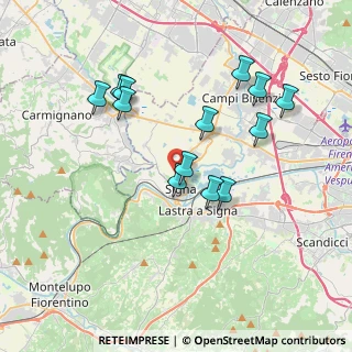 Mappa Via XX Settembre, 50058 Signa FI, Italia (3.65846)