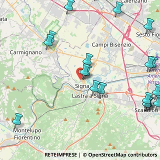 Mappa Via XX Settembre, 50058 Signa FI, Italia (6.1835)
