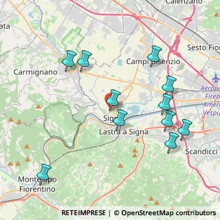 Mappa Via XX Settembre, 50058 Signa FI, Italia (4.45182)