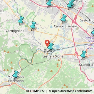 Mappa Via XX Settembre, 50058 Signa FI, Italia (6.70636)