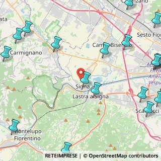 Mappa Via XX Settembre, 50058 Signa FI, Italia (7.288)