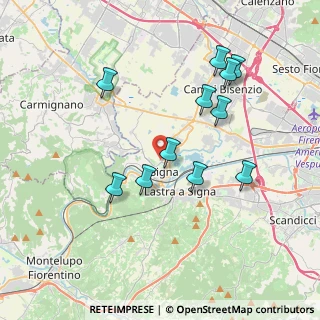 Mappa Via XX Settembre, 50058 Signa FI, Italia (3.78273)
