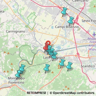 Mappa Via XX Settembre, 50058 Signa FI, Italia (4.6725)