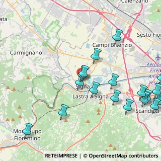 Mappa Via XX Settembre, 50058 Signa FI, Italia (5.685)
