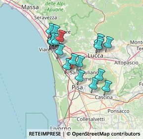 Mappa Via Primo Carnera, 56019 Vecchiano PI, Italia (11.7845)
