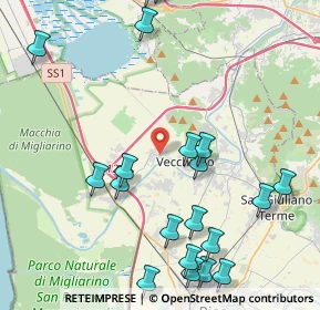 Mappa Via Primo Carnera, 56019 Vecchiano PI, Italia (5.2905)