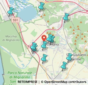 Mappa Via Primo Carnera, 56019 Vecchiano PI, Italia (3.95909)