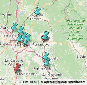 Mappa Via Forlivese, 50060 Pontassieve FI, Italia (15.63143)