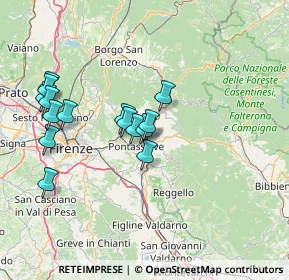 Mappa Via Forlivese, 50060 Pontassieve FI, Italia (14.14067)