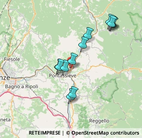 Mappa Via Forlivese, 50060 Pontassieve FI, Italia (6.99833)