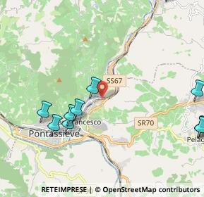 Mappa Via Forlivese, 50060 Pontassieve FI, Italia (2.82273)