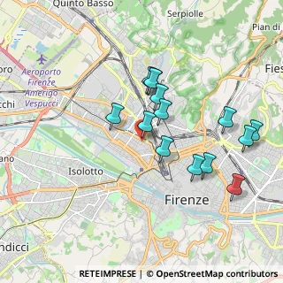 Mappa Via Filippo Pacini, 50144 Firenze FI, Italia (1.76571)