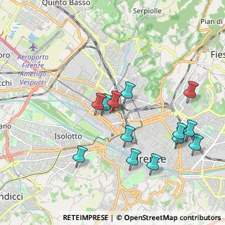 Mappa Via Filippo Pacini, 50144 Firenze FI, Italia (2.03077)