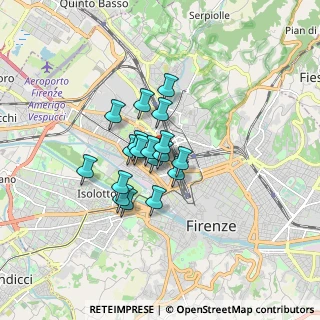 Mappa Via Filippo Pacini, 50144 Firenze FI, Italia (1.10389)