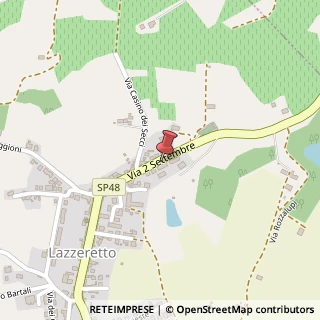 Mappa Via 2 Settembre, 316, 50050 Cerreto Guidi, Firenze (Toscana)