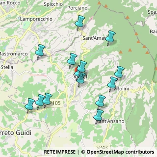 Mappa Via Renato Fucini, 50059 Vinci FI, Italia (1.93929)