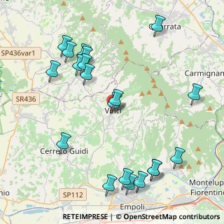 Mappa Via Renato Fucini, 50059 Vinci FI, Italia (5.0025)