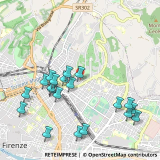 Mappa Via Antonio Meucci, 50133 Firenze FI, Italia (1.2205)