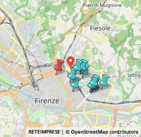 Mappa Viale Alessandro Volta, 50133 Firenze FI, Italia (1.30455)