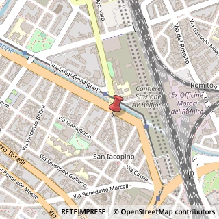 Mappa Via del Ponte all'Asse, 30, 50144 Firenze, Firenze (Toscana)