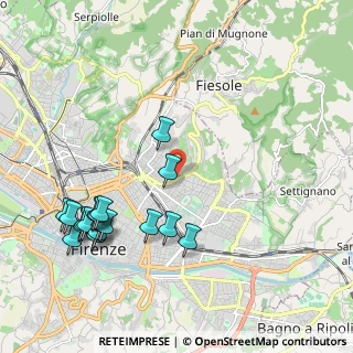 Mappa Piazza Galileo Ferraris, 50131 Firenze FI, Italia (2.42444)