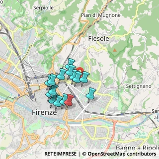 Mappa Piazza Galileo Ferraris, 50131 Firenze FI, Italia (1.432)