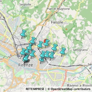 Mappa Piazza Galileo Ferraris, 50131 Firenze FI, Italia (1.82333)