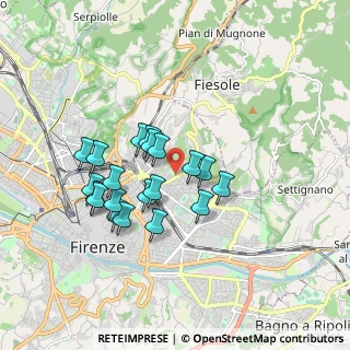 Mappa Piazza Galileo Ferraris, 50131 Firenze FI, Italia (1.552)