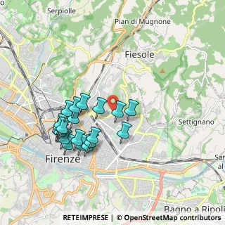 Mappa Piazza Galileo Ferraris, 50131 Firenze FI, Italia (1.844)