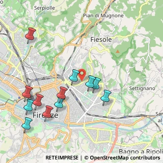Mappa Piazza Galileo Ferraris, 50131 Firenze FI, Italia (2.3475)
