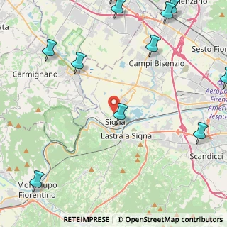 Mappa Via 20 Settembre, 50058 Signa FI, Italia (6.69455)