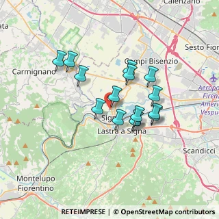 Mappa Via 20 Settembre, 50058 Signa FI, Italia (2.874)