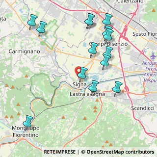 Mappa Via 20 Settembre, 50058 Signa FI, Italia (4.76071)