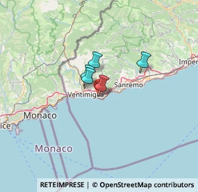 Mappa Via Luigi Antonio Allavena, 18012 Bordighera IM, Italia (49.43118)