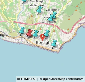 Mappa Via Luigi Antonio Allavena, 18012 Bordighera IM, Italia (1.71182)