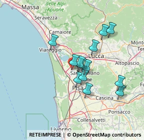 Mappa Via D'Ombra, 56019 Vecchiano PI, Italia (11.68077)