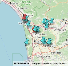 Mappa Via D'Ombra, 56019 Vecchiano PI, Italia (11.8205)