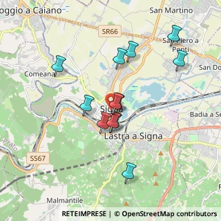 Mappa Via delle Fornaci, 50058 Signa FI, Italia (1.68167)