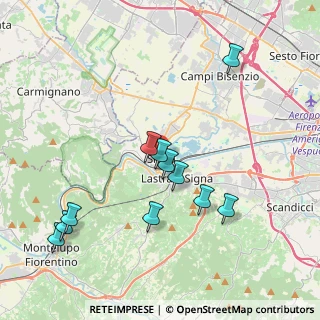 Mappa Via delle Fornaci, 50058 Signa FI, Italia (4.09455)