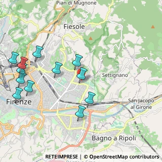 Mappa Via Pietro Pancrazi, 50135 Firenze FI, Italia (2.46917)