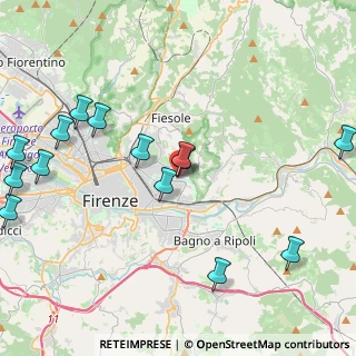 Mappa Via Pietro Pancrazi, 50135 Firenze FI, Italia (5.29)