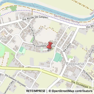 Mappa Via mazzini 6, 56017 San Giuliano Terme, Pisa (Toscana)