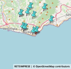 Mappa Piazza del Popolo, 18012 Bordighera IM, Italia (3.63417)