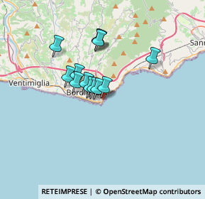 Mappa Piazza del Popolo, 18012 Bordighera IM, Italia (2.53308)