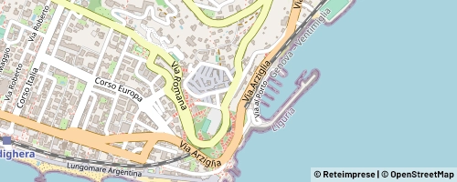 Mappa Bordighera