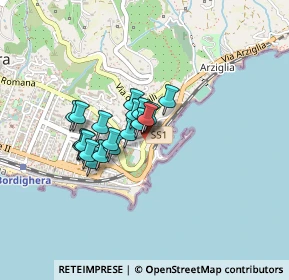 Mappa Piazza del Popolo, 18012 Bordighera IM, Italia (0.282)