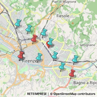Mappa Via Settesanti, 50131 Firenze, Italia (2.13667)