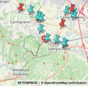Mappa SS 67, 50055 Lastra a Signa FI, Italia (4.40813)