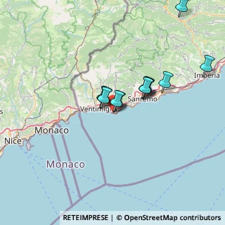 Mappa Via San Marco, 18012 Bordighera IM, Italia (11.41083)